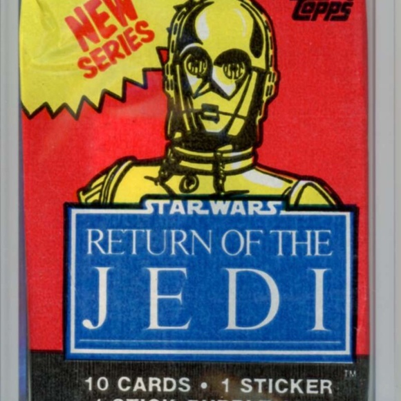 1983 Star Wars Return of the Jedi Sealed Hobby Pack C3PO - Picture 1 of 2